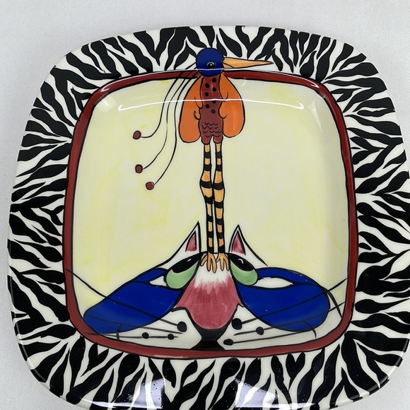 Character Collectable Cat & Bird Plate - Picture 1 of 8